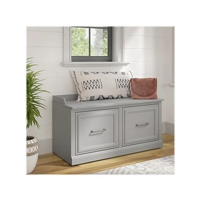 Budget ๐ฅ Kathy Ireland® Home By Bush Furniture ๐ Shoe Racks Kathy Irelandยฎ Home By Bush Furniture Woodland ๐ Shoe Storage Bench With Doors, 40", Cape Cod Gray (WDS140CG-03) ๐ 4 Budget ๐ฅ Kathy Ireland® Home By Bush Furniture ๐ Shoe Racks Kathy Irelandยฎ Home By Bush Furniture Woodland ๐ Shoe Storage Bench With Doors, 40", Cape Cod Gray (WDS140CG-03) ๐ - Image 2