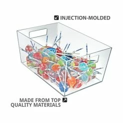 Promo 🥰 Storage Bins & Totes Azar X-Large Open Lid Storage Tote, Clear, 4/Pack (556239) 😀 -Change Your Whole Storage & Organization. unnamed file 74