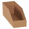 Best Sale 🔥 Storage Bins & Totes Partners Brand 4 X 12 X 4 1/2" Open Top Bin Boxes, Kraft, 50/Bundle (BINMT412K) 🔥 -Change Your Whole Storage & Organization. unnamed file 747