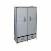 Discount 🌟 Clothes Racks & Portable Closets Honey-Can-Do 70" X 45" Clothes Storage Wardrobe With Drawers, Gray/Black Steel/Polyester (WRD-09199) 😉 -Change Your Whole Storage & Organization. unnamed file 749
