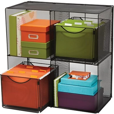 Discount ๐ Storage Cube Safco Mesh Cube Storage Organizer, Onyx ๐ 3 Discount ๐ Storage Cube Safco Mesh Cube Storage Organizer, Onyx ๐