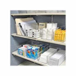 Promo 🥰 Storage Bins & Totes Azar X-Large Open Lid Storage Tote, Clear, 4/Pack (556239) 😀 -Change Your Whole Storage & Organization. unnamed file 76