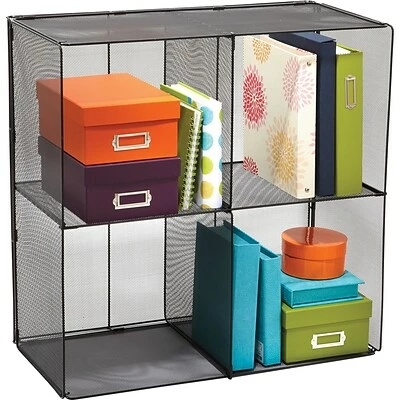 Discount ๐ Storage Cube Safco Mesh Cube Storage Organizer, Onyx ๐ 4 Discount ๐ Storage Cube Safco Mesh Cube Storage Organizer, Onyx ๐ - Image 2