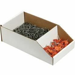 Coupon ⌛ Quill Brand Storage Bins & Totes Partners Brand Corrugated Bin Dividers, 8", White, 100/Case (BIND8) ❤️