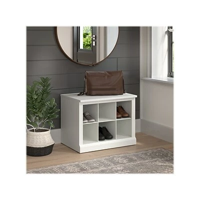 Discount ๐ Kathy Ireland® Home By Bush Furniture ๐ Shoe Racks Kathy Irelandยฎ Home By Bush Furniture Woodland Small ๐ Shoe Bench With Shelves, 24", White Ash (WDS224WAS-03) ๐ 4 Discount ๐ Kathy Ireland® Home By Bush Furniture ๐ Shoe Racks Kathy Irelandยฎ Home By Bush Furniture Woodland Small ๐ Shoe Bench With Shelves, 24", White Ash (WDS224WAS-03) ๐ - Image 2