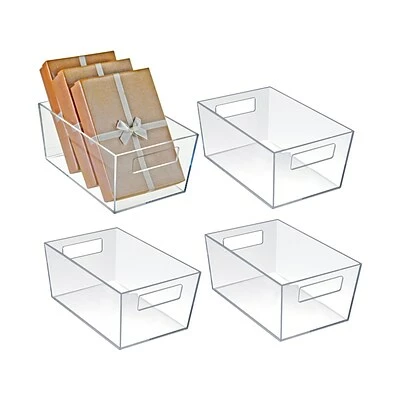 Flash Sale ๐ Storage Bins & Totes Azar Small Open Lid Storage Tote, Clear, 4/Pack (556233) ๐ 4 Flash Sale ๐ Storage Bins & Totes Azar Small Open Lid Storage Tote, Clear, 4/Pack (556233) ๐ - Image 2
