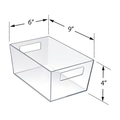 Flash Sale ๐ Storage Bins & Totes Azar Small Open Lid Storage Tote, Clear, 4/Pack (556233) ๐ 5 Flash Sale ๐ Storage Bins & Totes Azar Small Open Lid Storage Tote, Clear, 4/Pack (556233) ๐ - Image 3