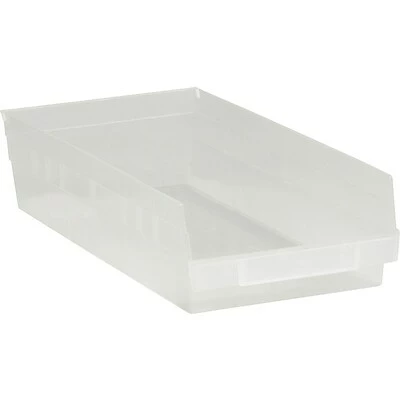 Promo ๐ Specialty Storage Quill Brand 17 7/8" X 8 3/8" X 4" Plastic Shelf Bin, Clear, 10/Case (BINPS113CL) ๐ 3 Promo ๐ Specialty Storage Quill Brand 17 7/8" X 8 3/8" X 4" Plastic Shelf Bin, Clear, 10/Case (BINPS113CL) ๐