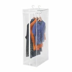 Buy ❤️ Honey-Can-Do Closet Systems Honey Can Do® Short Hanging Storage Closet, White/Clear ⭐ -Change Your Whole Storage & Organization. unnamed file 888