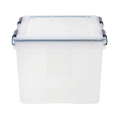 Promo ๐ Storage Bins & Totes Iris WeatherPro 46 Qt. Latch Lid Storage Bin, Clear, Each (110455) โ๏ธ 3 Promo ๐ Storage Bins & Totes Iris WeatherPro 46 Qt. Latch Lid Storage Bin, Clear, Each (110455) โ๏ธ