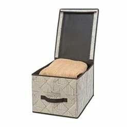 Hot Sale 🎁 The Macbeth Collection Storage Bins & Totes Closet Candie Storage Box, Geo Natural (M-77817) 👏 -Change Your Whole Storage & Organization. unnamed file 895