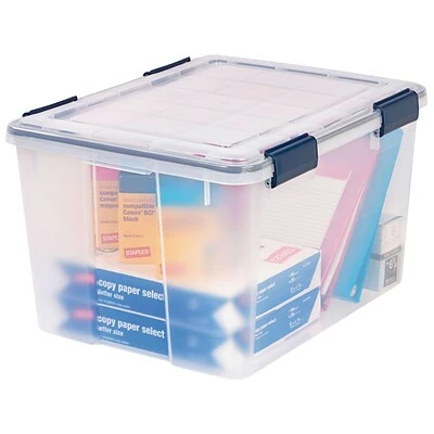 Promo ๐ Storage Bins & Totes Iris WeatherPro 46 Qt. Latch Lid Storage Bin, Clear, Each (110455) โ๏ธ 4 Promo ๐ Storage Bins & Totes Iris WeatherPro 46 Qt. Latch Lid Storage Bin, Clear, Each (110455) โ๏ธ - Image 2