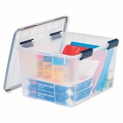 Promo ๐ Storage Bins & Totes Iris WeatherPro 46 Qt. Latch Lid Storage Bin, Clear, Each (110455) โ๏ธ 9 Promo ๐ Storage Bins & Totes Iris WeatherPro 46 Qt. Latch Lid Storage Bin, Clear, Each (110455) โ๏ธ -Change Your Whole Storage & Organization. unnamed file 91