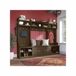 Best reviews of ❤️ Kathy Ireland® Home By Bush Furniture 👟 Shoe Racks Kathy Ireland® Home By Bush Furniture Woodland Small 👟 Shoe Bench With Shelves, 24", Ash Brown (WDS224ABR-03) 🧨 -Change Your Whole Storage & Organization. unnamed file 915