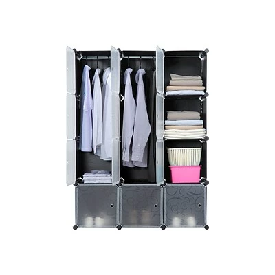 Best Sale ๐ Clothes Racks & Portable Closets Mount-It! 55.9" X 42.1" Portable Closet Rack, Gray/Black, Plastic (WI-4030) โญ 6 Best Sale ๐ Clothes Racks & Portable Closets Mount-It! 55.9" X 42.1" Portable Closet Rack, Gray/Black, Plastic (WI-4030) โญ - Image 4