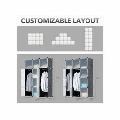 Best Sale ๐ Clothes Racks & Portable Closets Mount-It! 55.9" X 42.1" Portable Closet Rack, Gray/Black, Plastic (WI-4030) โญ 16 Best Sale ๐ Clothes Racks & Portable Closets Mount-It! 55.9" X 42.1" Portable Closet Rack, Gray/Black, Plastic (WI-4030) โญ -Change Your Whole Storage & Organization. unnamed file 922