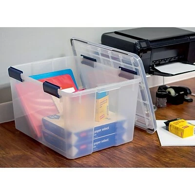 Promo ๐ Storage Bins & Totes Iris WeatherPro 46 Qt. Latch Lid Storage Bin, Clear, Each (110455) โ๏ธ 7 Promo ๐ Storage Bins & Totes Iris WeatherPro 46 Qt. Latch Lid Storage Bin, Clear, Each (110455) โ๏ธ - Image 5