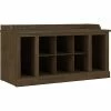 Budget ✔️ Kathy Ireland® Home By Bush Furniture 👟 Shoe Racks Kathy Ireland® Home By Bush Furniture Woodland 👟 Shoe Storage Bench With Shelves, 40", Ash Brown (WDS240ABR-03) 🎉 -Change Your Whole Storage & Organization. unnamed file 931