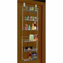 New 🧨 Trademark Global Closet Storage Organizers Trademark 5' Overdoor Storage Basket Rack (M050018) ✨